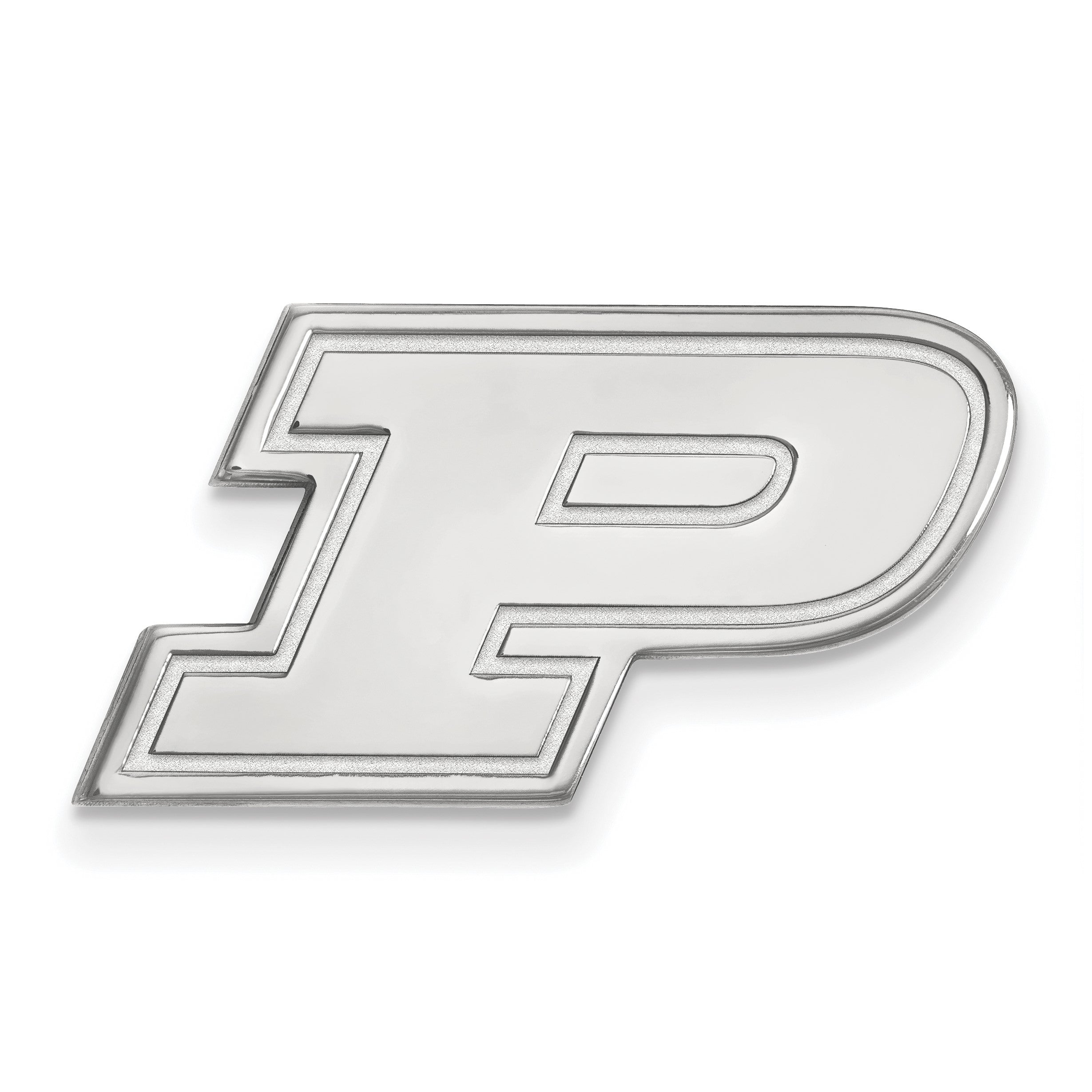 14K Weißgold Logoart Purdue University Buchstabe P Anstecknadel