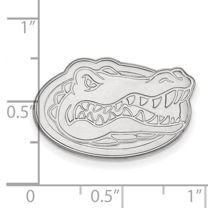 14K Weißgold Logoart University Of Florida Gator Anstecknadel