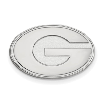 14K Weißgold Logoart University Of Georgia Buchstabe G Anstecknadel