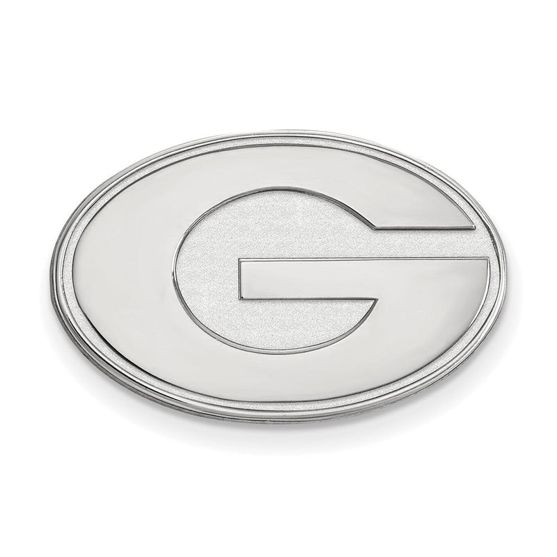 14K Weißgold Logoart University Of Georgia Buchstabe G Anstecknadel