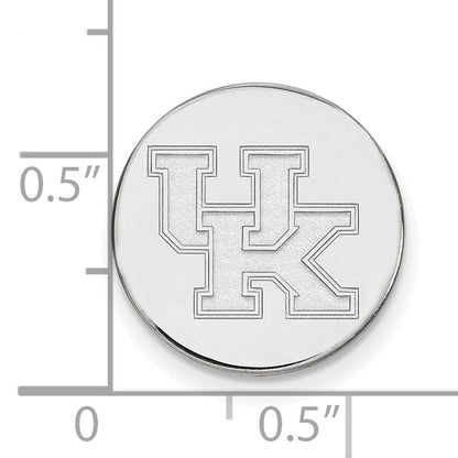 14K Weißgold Logoart University Of Kentucky U-k Anstecknadel