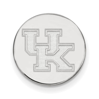 14K Weißgold Logoart University Of Kentucky U-k Anstecknadel