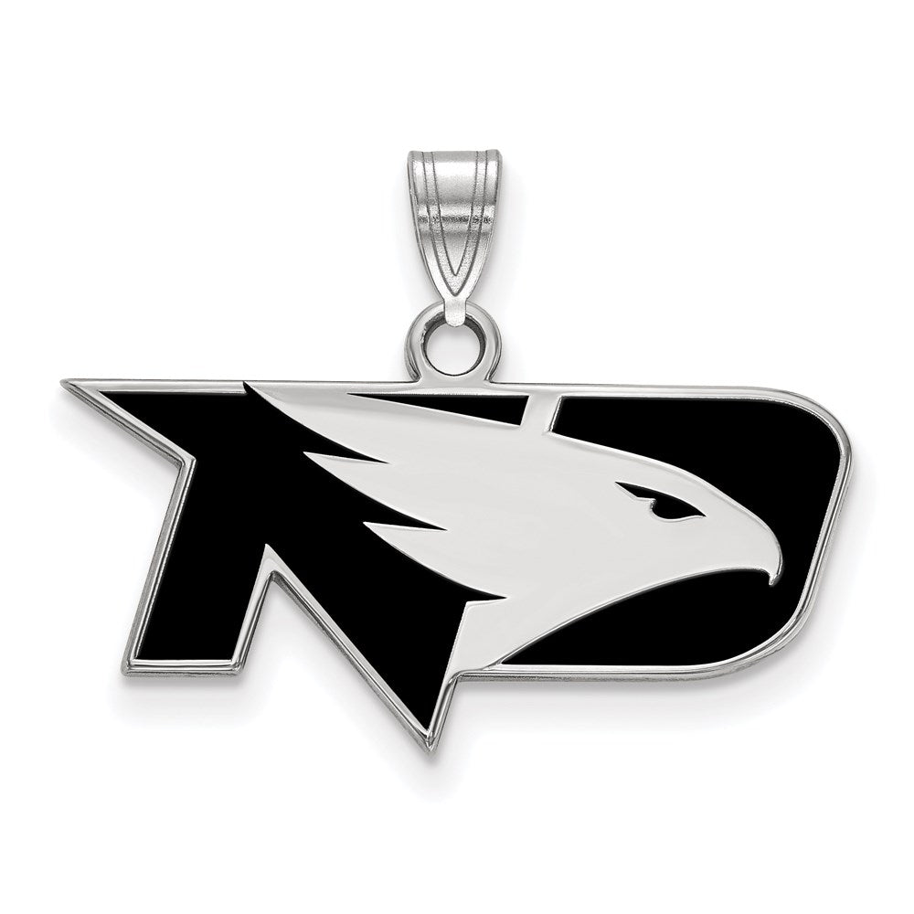 Sterlingsilber Rhodiniert Logoart University Of North Dakota Klein Emailliert Anhänger
