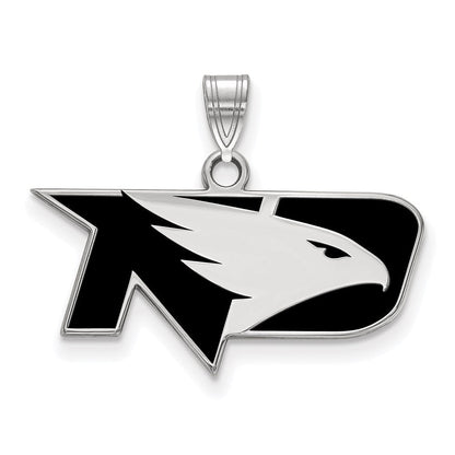 Sterlingsilber Rhodiniert Logoart University Of North Dakota Klein Emailliert Anhänger