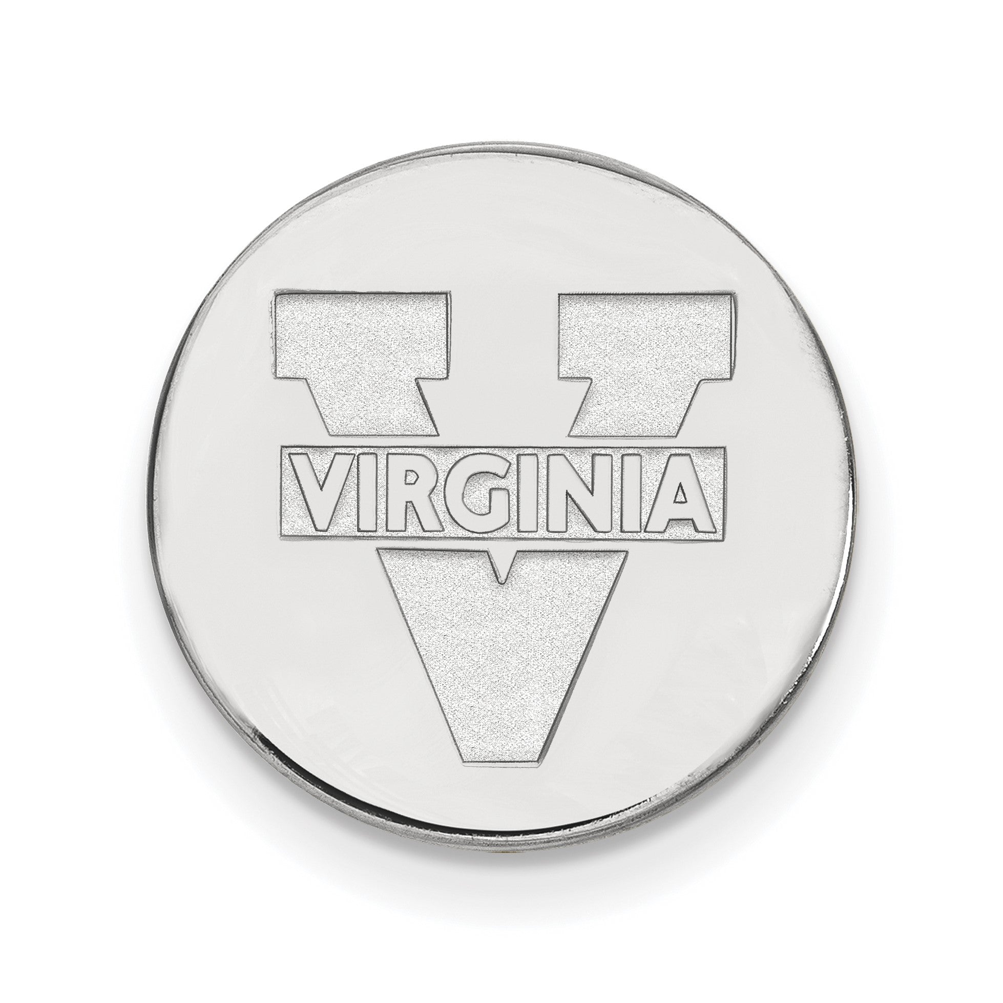 14K Weißgold Logoart University Of Virginia Anstecknadel