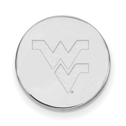 14K Weißgold Logoart West Virginia University W-v Anstecknadel