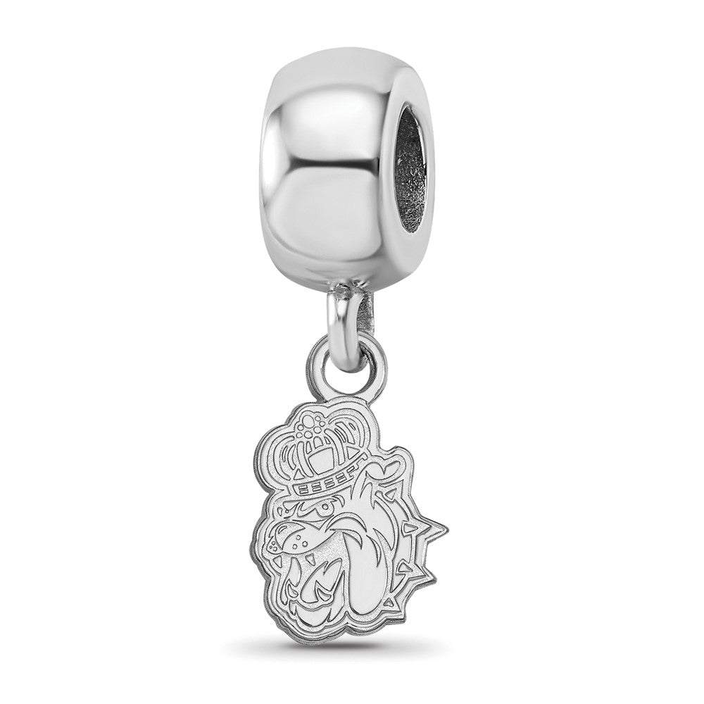 Sterlingsilber Rhodiniert Logoart James Madison University Xs Hängend Perle