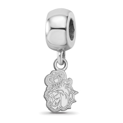 Sterlingsilber Rhodiniert Logoart James Madison University Xs Hängend Perle