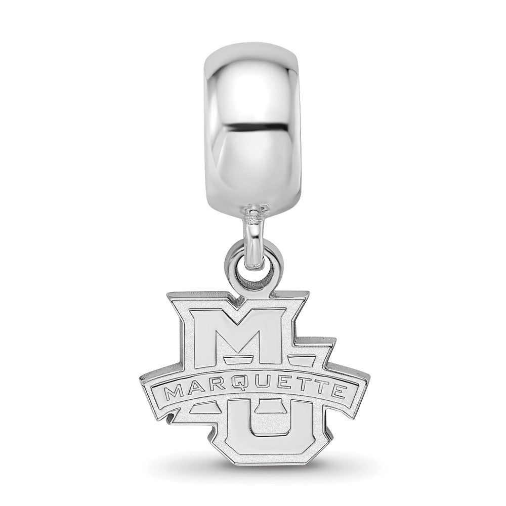 Sterlingsilber Rhodiniert Logoart Marquette University Xs Hängend Perle
