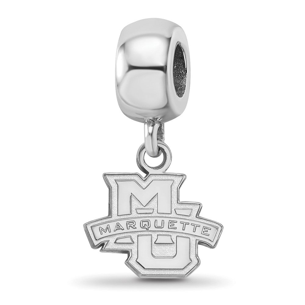Sterlingsilber Rhodiniert Logoart Marquette University Xs Hängend Perle