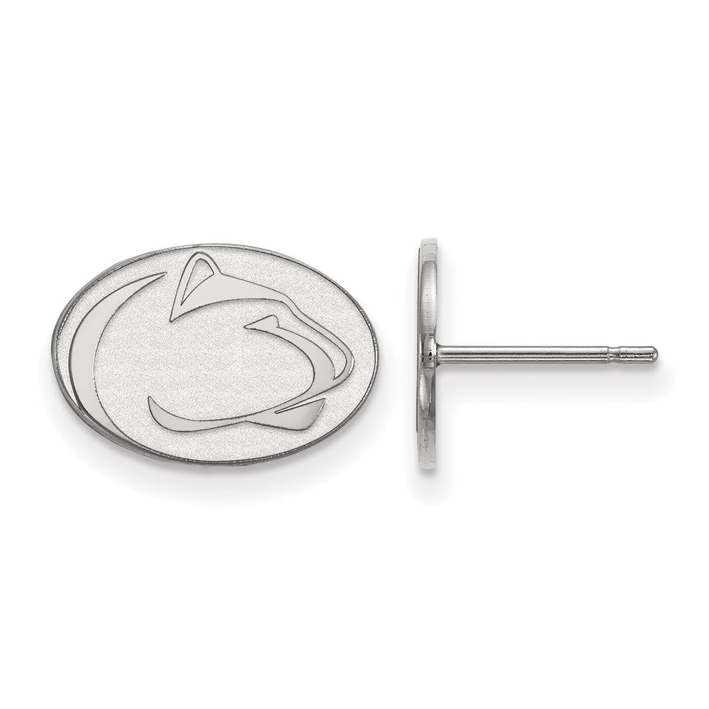 Sterlingsilber Rhodiniert Logoart Penn State University Löwe Extra Klein Ohrstecker