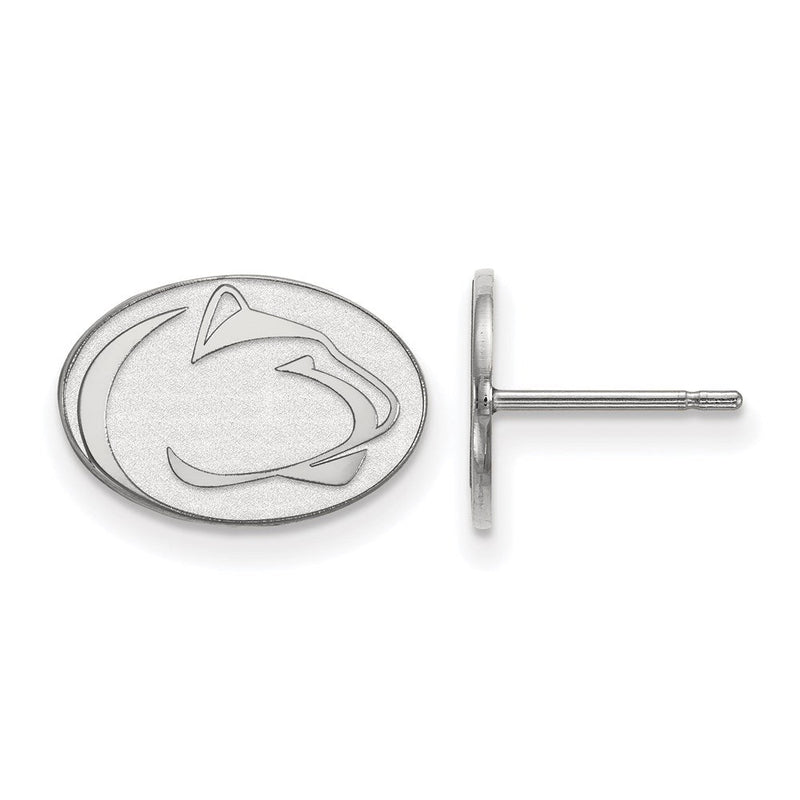 Sterlingsilber Rhodiniert Logoart Penn State University Löwe Extra Klein Ohrstecker