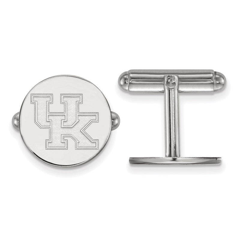 Sterlingsilber Rhodiniert Logoart University Of Kentucky U-k Manschette Knöpfe