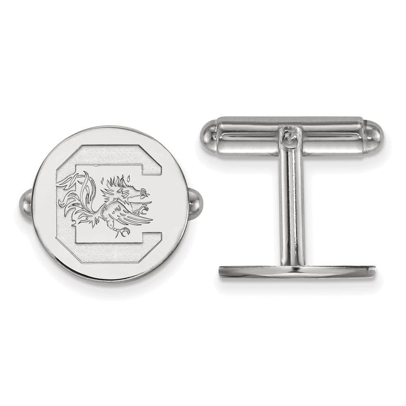 Sterlingsilber Rhodiniert Logoart University Of South Carolina Manschette Knöpfe