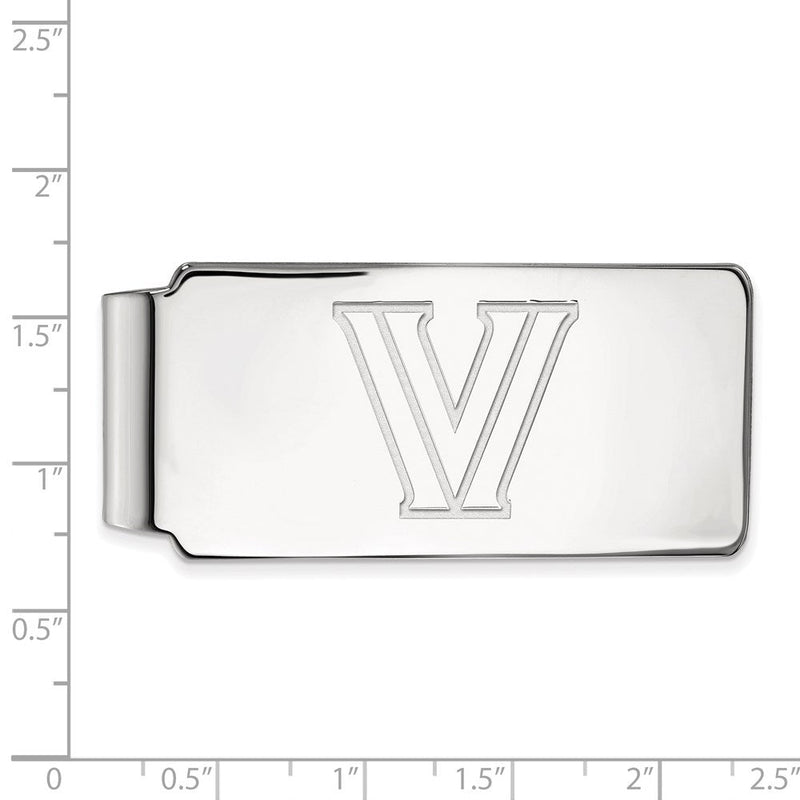 Sterlingsilber Rhodiniert Logoart Villanova University Geldklammer