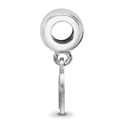 Sterlingsilber Rhodiniert Logoart Furman University Xs Hängend Perle