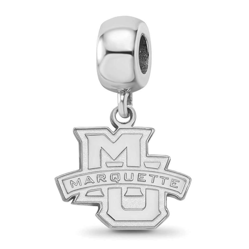Sterlingsilber Rhodiniert Logoart Marquette University Sm Hängend Perle