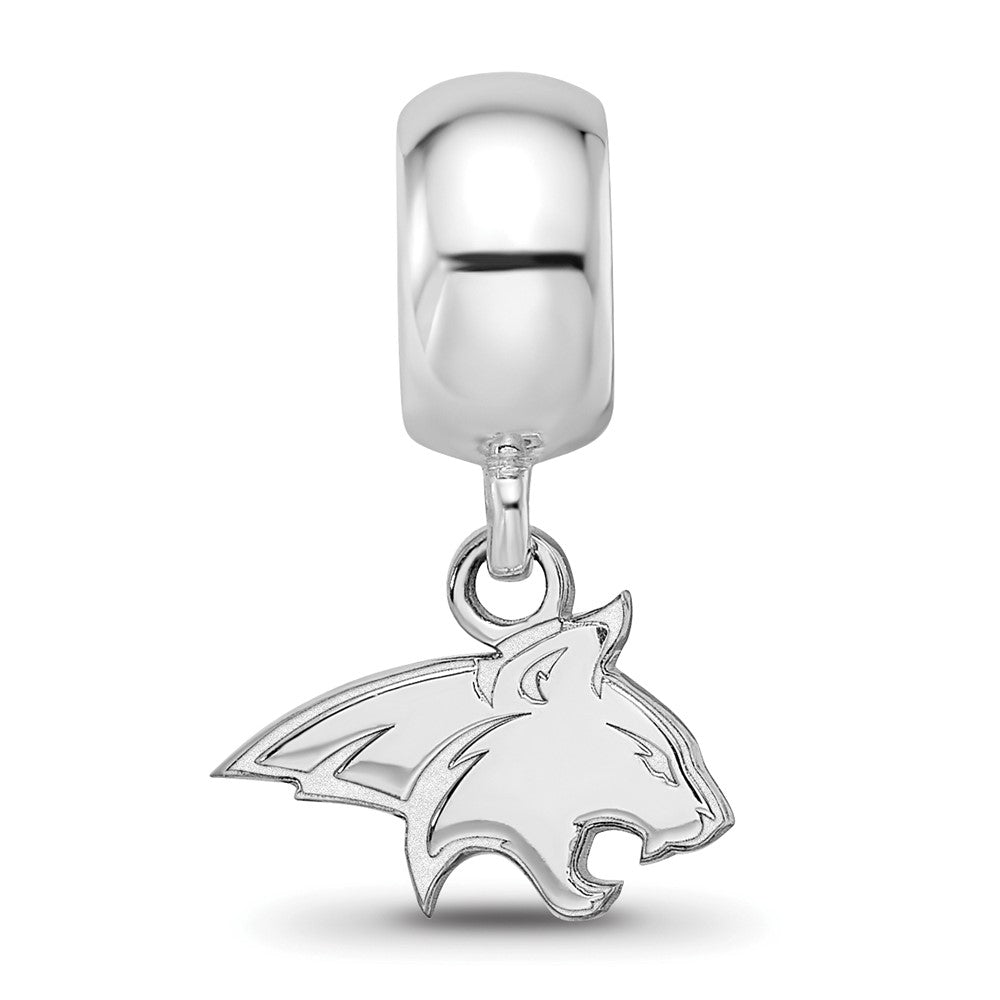 Sterlingsilber Rhodiniert Logoart Montana State U. Xs Hängend Perle