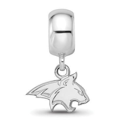 Sterlingsilber Rhodiniert Logoart Montana State U. Xs Hängend Perle