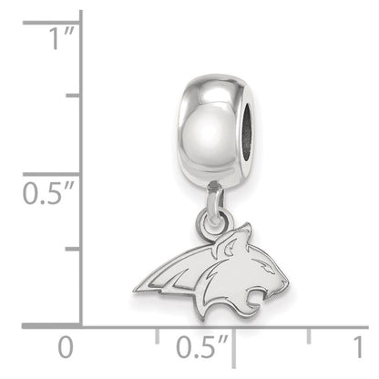 Sterlingsilber Rhodiniert Logoart Montana State U. Xs Hängend Perle