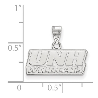 Sterlingsilber Rhodiniert Logoart University Of New Hampshire Klein Anhänger