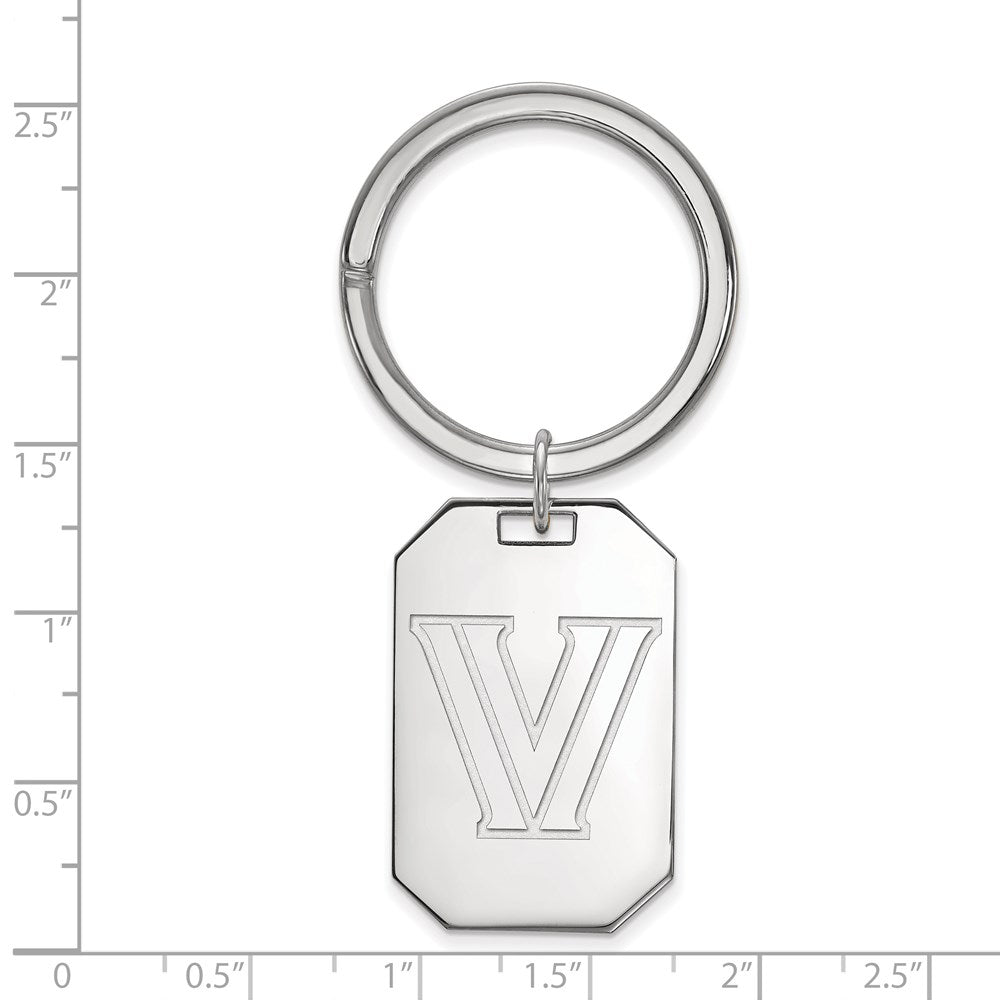 Sterlingsilber Rhodiniert Logoart Villanova University Key Ring