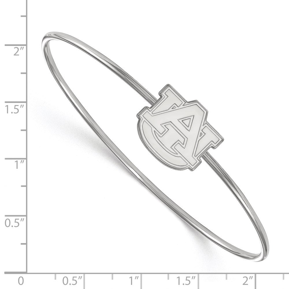 Sterlingsilber Rhodiniert Logoart Auburn University Armreif Schieber auf