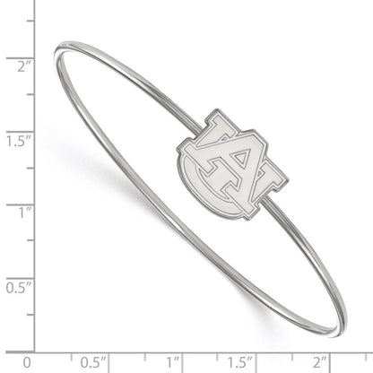 Sterlingsilber Rhodiniert Logoart Auburn University Armreif Schieber auf