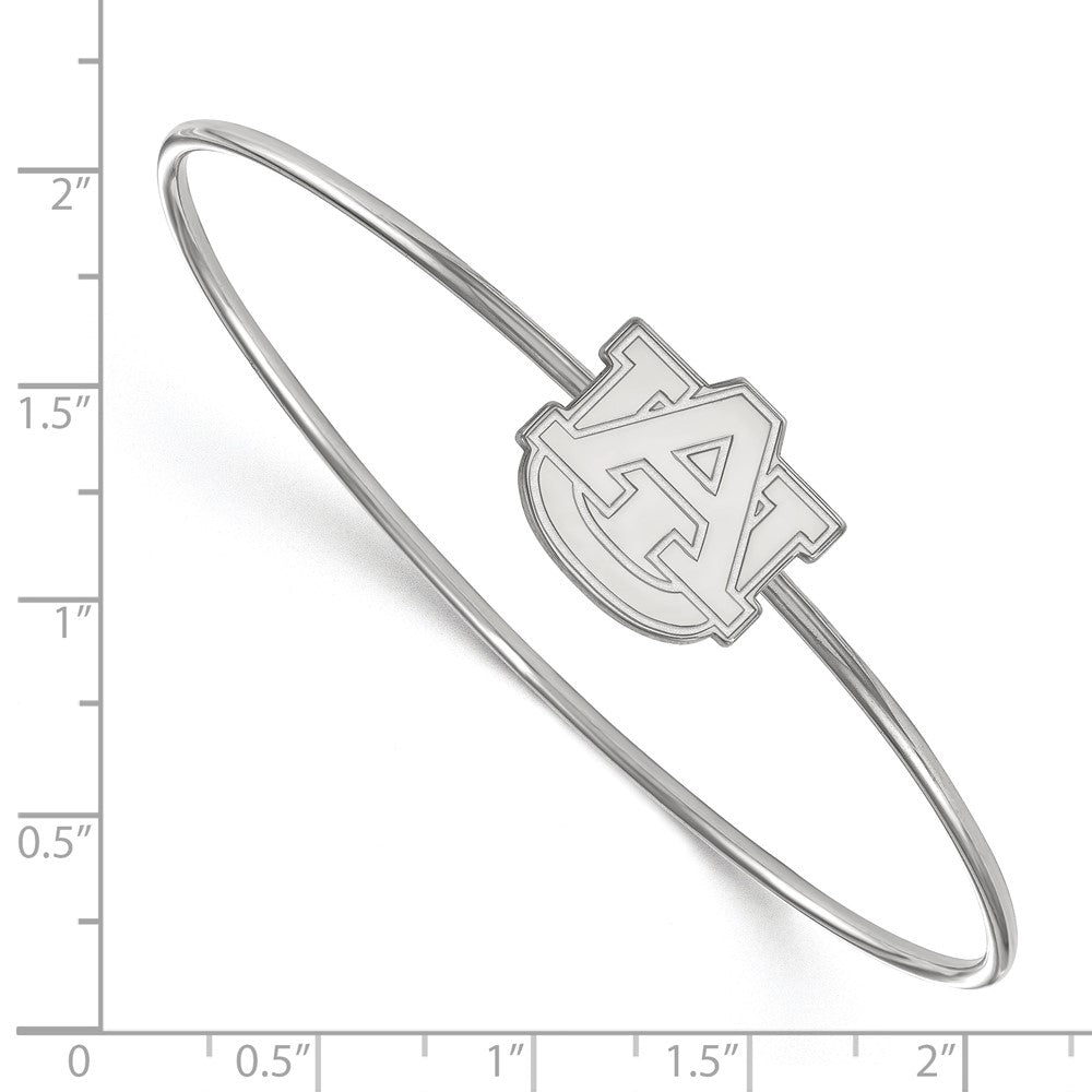 Sterlingsilber Rhodiniert Logoart Auburn University Armreif Schieber auf