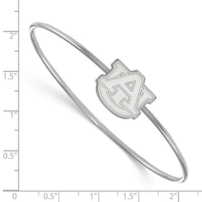 Sterlingsilber Rhodiniert Logoart Auburn University Armreif Schieber auf