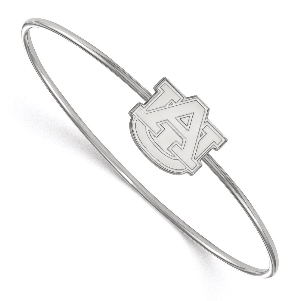 Sterlingsilber Rhodiniert Logoart Auburn University Armreif Schieber auf