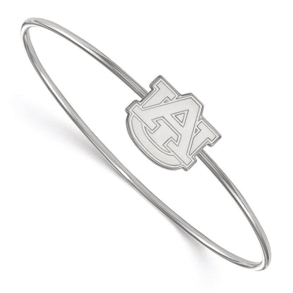 Sterlingsilber Rhodiniert Logoart Auburn University Armreif Schieber auf