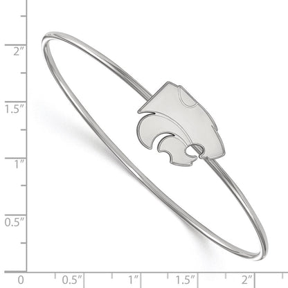 Sterlingsilber Rhodiniert Logoart Kansas State University Armreif Schieber auf