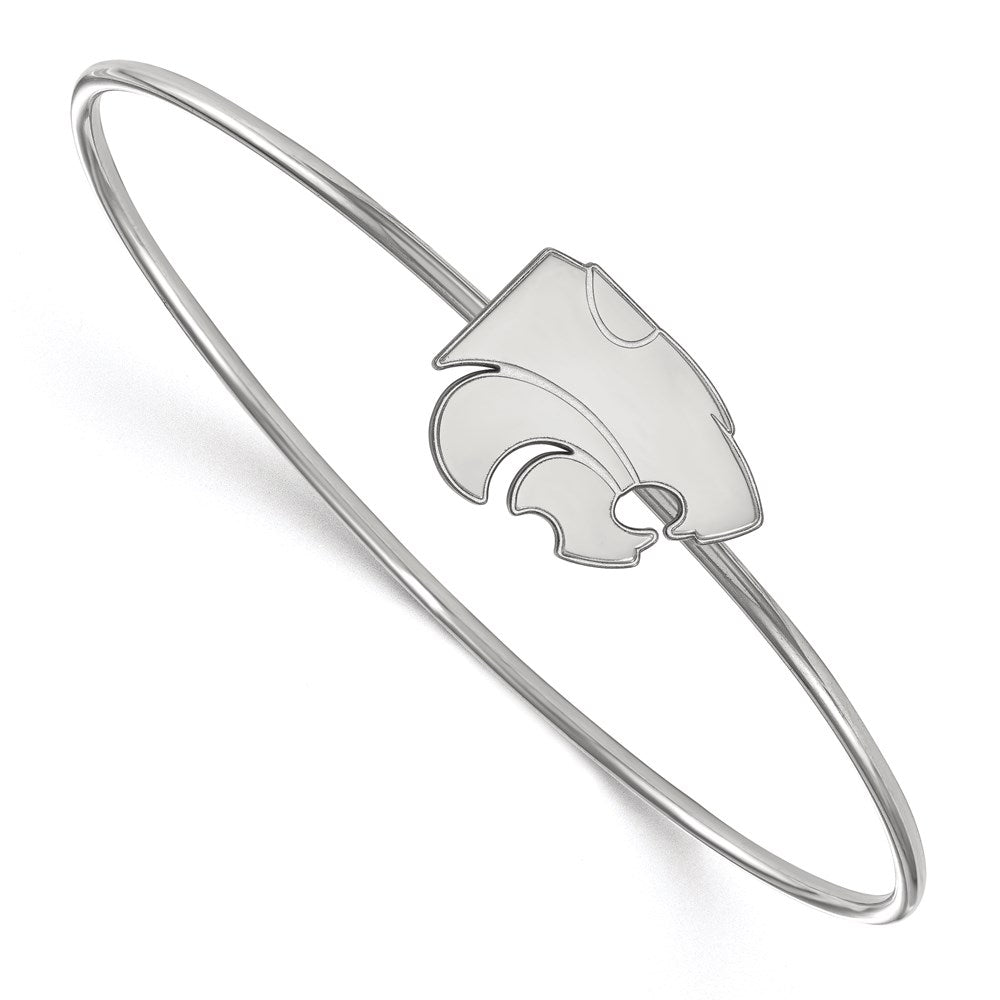 Sterlingsilber Rhodiniert Logoart Kansas State University Armreif Schieber auf