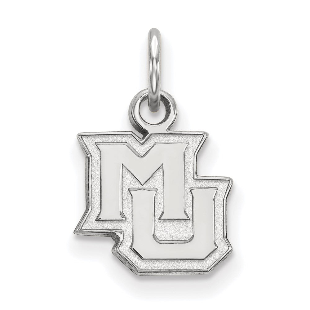 Sterlingsilber Rhodiniert Logoart Marquette University M U Extra Klein Anhänger