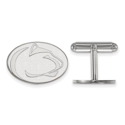 Sterlingsilber Rhodiniert Logoart Penn State University Manschette Knöpfe