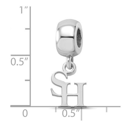 Sterlingsilber Rhodiniert Logoart Sam Houston State U. Xs Hängend Perle