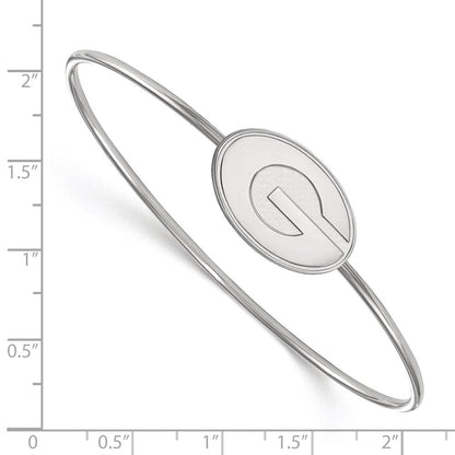 Sterlingsilber Rhodiniert Logoart University Of Georgia Armreif Schieber auf