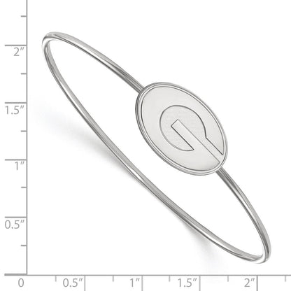 Sterlingsilber Rhodiniert Logoart University Of Georgia Armreif Schieber auf
