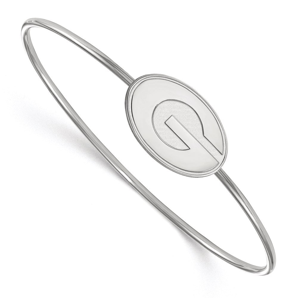 Sterlingsilber Rhodiniert Logoart University Of Georgia Armreif Schieber auf