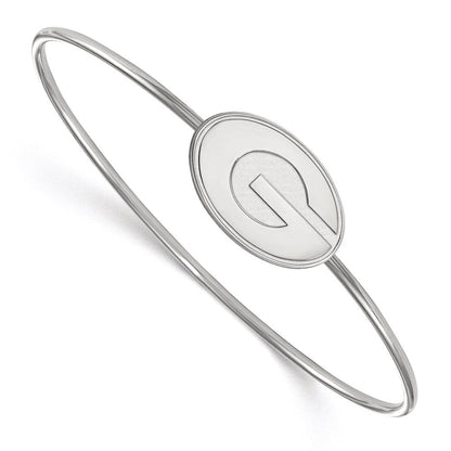 Sterlingsilber Rhodiniert Logoart University Of Georgia Armreif Schieber auf