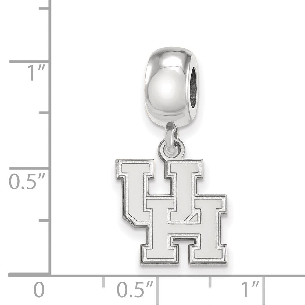 Sterlingsilber Rhodiniert Logoart University Of Houston Sm Hängend Perle
