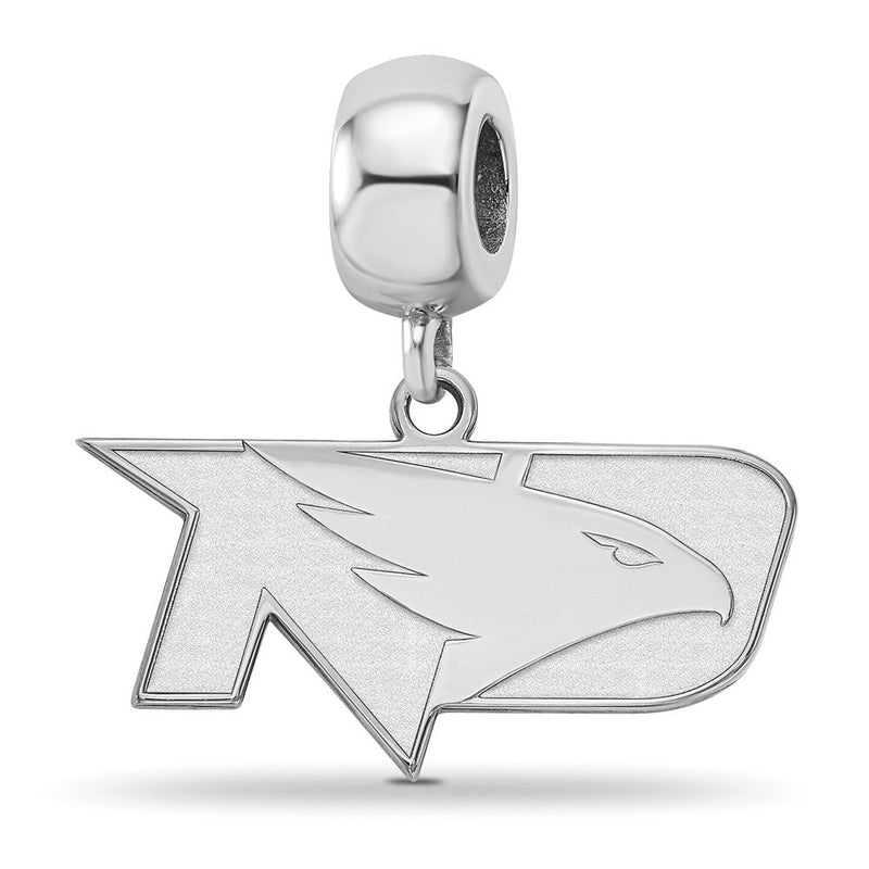 Sterlingsilber Rhodiniert Logoart U. Of North Dakota Klein Hängend Perle