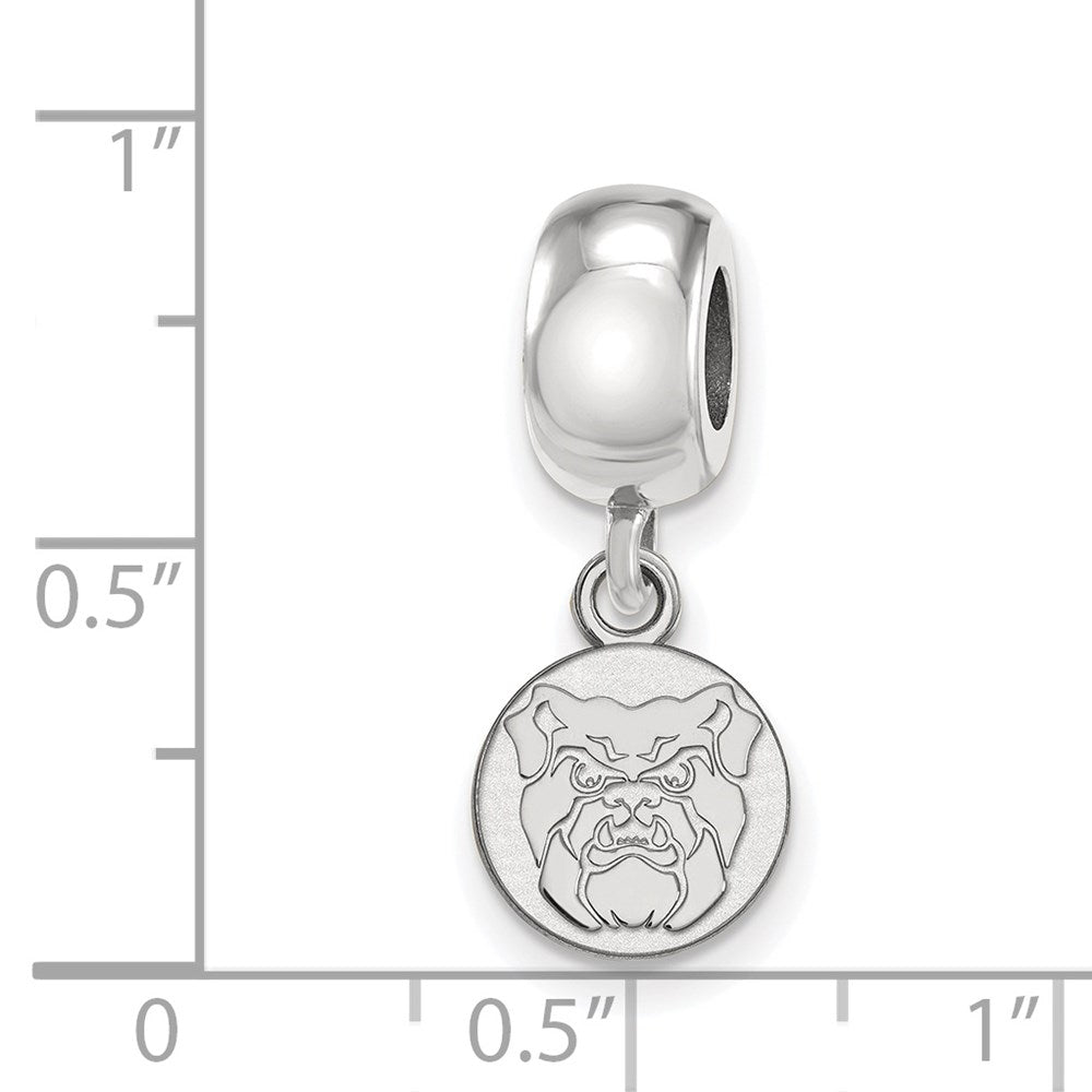 Sterlingsilber Rhodiniert Logoart Butler University Hängend Perle