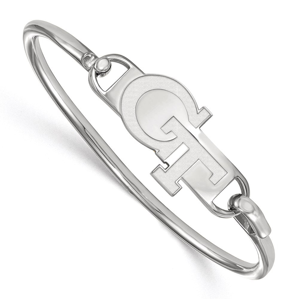 Sterlingsilber Rhodiniert Logoart Georgia Institut Of Technologie Armreif