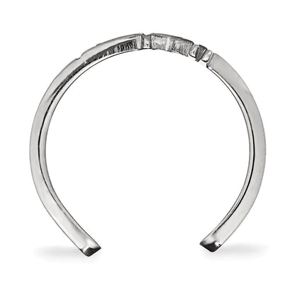 Sterlingsilber Rhodiniert Logoart University Of Nebraska Huskers Zehenring