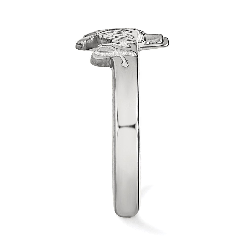Sterlingsilber Rhodiniert Logoart University Of Nebraska Huskers Zehenring