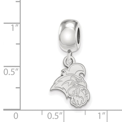 Sterlingsilber Rhodiniert Logoart Coastal Carolina U. Sm Hängend Perle