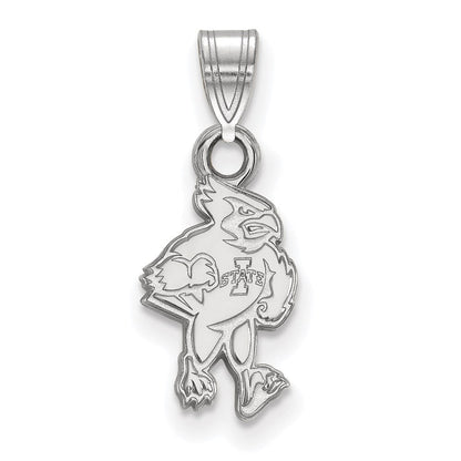 Sterlingsilber Rhodiniert Logoart Iowa State University Cardinal Klein Anhänger