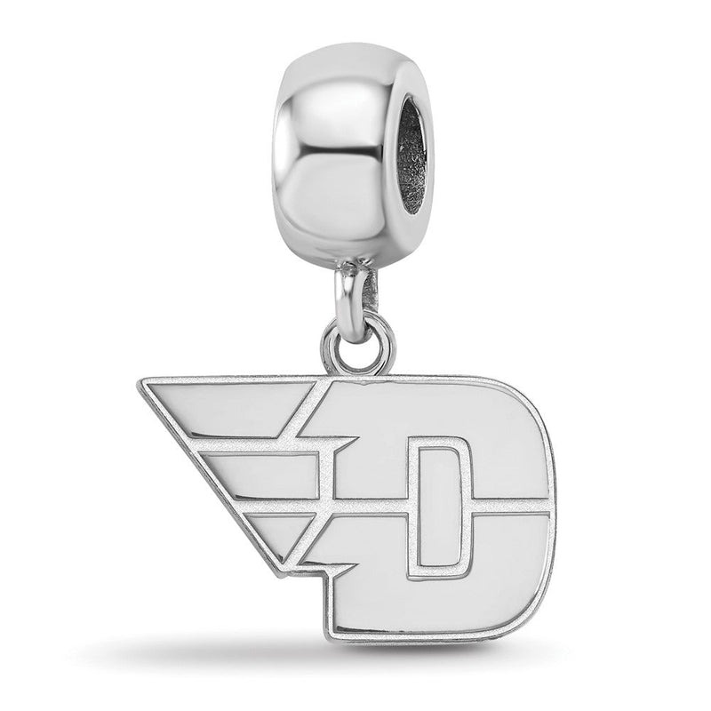 Sterlingsilber Rhodiniert Logoart University Of Dayton Klein Hängend Perle